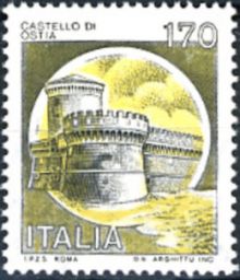 Italy 1980 Definitives - Castles 170L.jpg