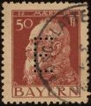 Bavaria 1912 Railway Official Stamps fu.jpg