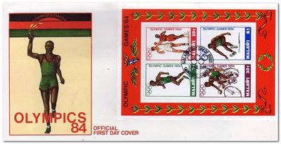 Malawi 1984 Olympic Games - Los Angeles fdc1.jpg