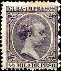 Cuba 1891 Newspaper Stamps - King Alfonso XIII (Baby) a.jpg