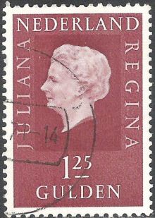 Netherlands 1969 - 1972 Definitives - Queen Juliana - Type Regina 1G25.jpg