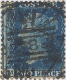 GB 1869 2d Blue Plate 15 Thin lines MH.jpg