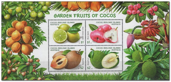 Cocos (Keeling) Islands 2017 Fruits of Cocos fdc.jpg