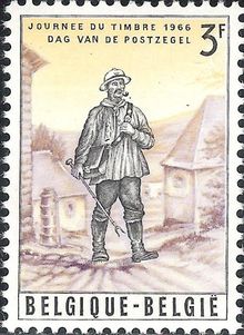 Belgium 1966 Stamp Day 3F.jpg