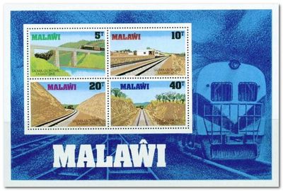 Malawi 1979 Opening of Salima-Lilongwe Railway ms.jpg