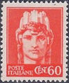 Italy 1945 Definitives - Without Fascist Emblems 60c.jpg