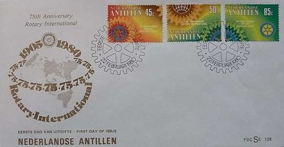 Netherlands Antilles 1980 Rotary Anniversary ms1.jpg