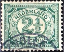 Netherlands 1899 Definitives - Figure in White Circle 2½c.jpg
