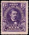 Honduras 1907 President Medina 6c.jpg
