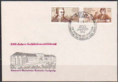 Germany-DDR 1978 The 200th Anniversary of Sign Language FDC.jpg