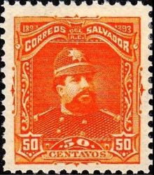 El Salvador 1893 Definitives - General Carlos Ezeta 50c.jpg