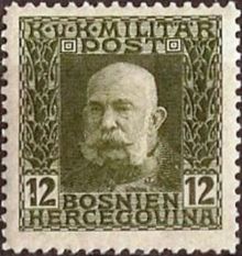 Bosnia and Herzegovina 1912 Franz Joseph g.jpg