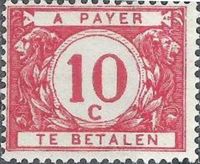Belgium 1919 Digit in White Circle - Postage Due Stamps 10ca.jpg