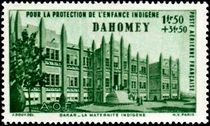 Dahomey 1941 Airmail - Colonial Child Welfare a.jpg