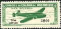 Mozambique 1947 Airmail - Plane & "Taxe perçue" c.jpg