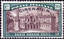Cyrenaica 1925 Stamps of Italy - Holy Year - Overprinted "CIRENAICA" a.jpg