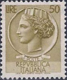 Italy 1957-1960 Definitives - Italia 50L.jpg