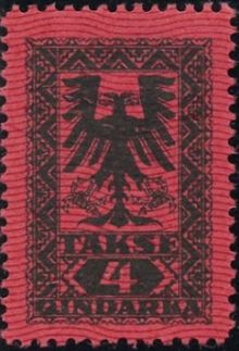 Albania 1922 Postage Dues - Coat of Arms 4.jpg