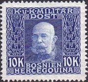Bosnia and Herzegovina 1912 Franz Joseph u.jpg