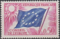 France 1963 -1969 European Councel - Flag of Europe 50cA.jpg