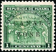 Canal Zone 1904 Stamps of Panama - Overprinted "CANAL ZONE" a.jpg