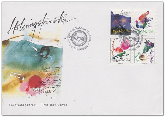 Sweden 1993 Greetings Stamps fdc.jpg