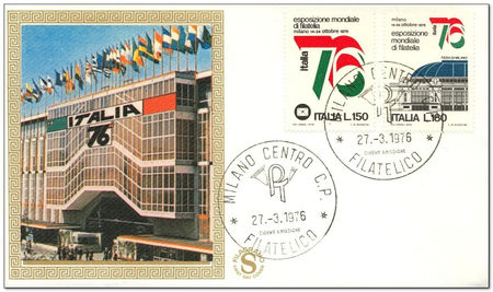 Italy 1976 "Italia 76" Stamp Exhibition fdc.jpg