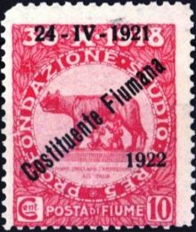Fiume 1922 Charity Stamps - Overprinted and Dated 1922 b.jpg
