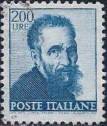 Italy 1961 Definitives - Works of Michelangelo 200L.jpg