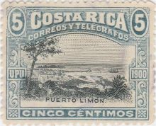 Costa Rica 1901 - 1903 Local Motives & Famous People 5c.jpg