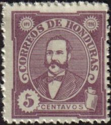 Honduras 1896 President Arias 5c.jpg