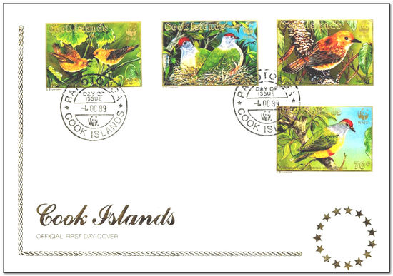 Cook Islands 1989 Endangered Birds fdc.jpg