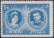 Iran 1960 Marriage of Shah Mohammad Reza Shah Pahlavi and Farah Diba b.jpg