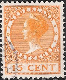 Netherlands 1926 - 1939 Definitives - Queen Wilhelmina - Watermarked k.jpg