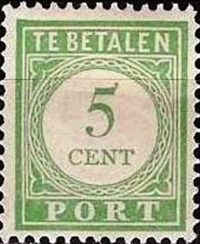Curaçao 1915 Postage Dues 5c.jpg
