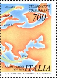 Italy 1990 Columbus's First Voyage b.jpg