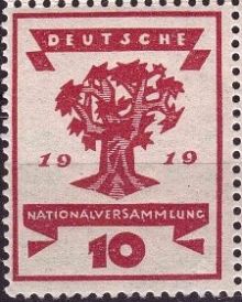 Germany-Weimar 1919 National Assembly 10pf.jpg