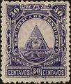 Honduras 1890 Coat of Arms 30c.jpg