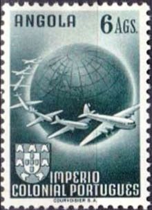 Angola 1949 Airmail - Aeroplanes 6a.jpg