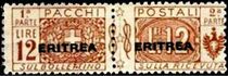 Eritrea 1917 Parcel Post Stamps of Italy - Larger Overprint "ERITREA" k.jpg