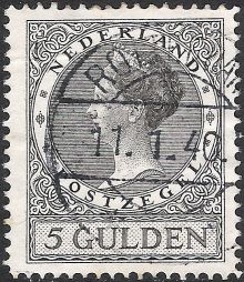 Netherlands 1926 - 1927 Definitives - Queen Wilhelmina - No Watermark 5G.jpg