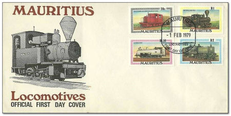 Mauritius 1979 Railway Locomotives fdc.jpg