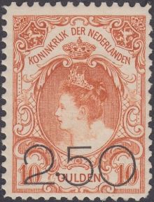 Netherlands 1920 Definitives Wilhelmina Surcharged a.jpg