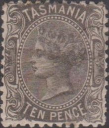 Tasmania 1870-1871 Queen Victoria wmrk numerals da.jpg