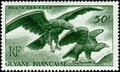 French Guiana 1947 Airmail - Local Motives 50F.jpg