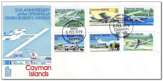 Cayman Islands 1979 Owen Roberts Airfield Anniversary fdc.jpg