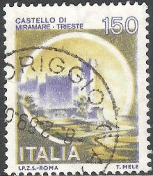 Italy 1980 Definitives - Castles 150L.jpg