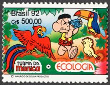 Brazil 1992 Ecology - Monica's Gang Comics c 500.jpg