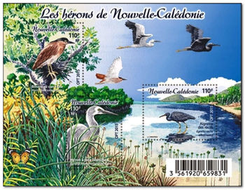 New Caledonia 2015 Herons of New Caledonia ms.jpg