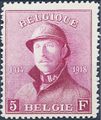 Belgium 1919 King Albert I with Helmet 5F.jpg